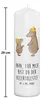 Mr. & Mrs. Panda Kerze Bären mit Hut 29 x 8 cm XL - Weiß - Produktbild-Vorschau 2