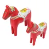 Wooden Swedish Dala Horse,Swedish Dala Horse Statue,Wooden Podgląd zdjęcia produktu 4