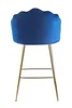 SalesFever Muschel-Barhocker | 2er-Set | Bezug Samt-Stoff | Produktbild-Vorschau 6