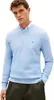 Pull col rond Tommy Hilfiger, bleu clair, texture Voir les images du produit 1
