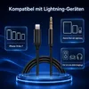 Lightning auf 3,5 mm Klinkenkabel 1m – AUX Audiokabel für Produktbild-Vorschau 3