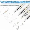 Zestaw ołówków do rysowania, 0,3/0,5/0,7/0,9 mm, HB, białe, Podgląd zdjęcia produktu 2