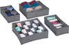 Relaxdays, organizador de ropa interior, juego de 4 piezas. Vista previa de la imagen del producto 1