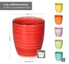 6er Kaffeebecher Set Uni bunt 350 ml ohne Henkel Produktbild-Vorschau 4