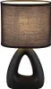 2er Set Tischleuchte, Keramik Textil, schwarz, H 30 cm Produktbild-Vorschau 7
