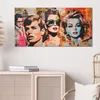 DEQORI Hybrid Leinwand Bild 100x50 cm 'Ikonen Collage' Produktbild-Vorschau 4