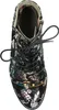 Laura Vita Damen Stiefelette Leder Blumenmuster und Produktbild-Vorschau 2