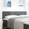 vidaXL Höhenverstellbares Kopfteil Dunkelgrau 160 cm Stoff Produktbild-Vorschau 2