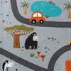 Tapis enfant Safari antidérapant gris Tapis de jeu Tapis de Voir les images du produit 4