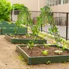 COSTWAY Treillis métallique pour 2 plantes, clôture de Voir les images du produit 2
