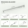 S'AFIELINA Barre de support pour paroi de douche, Barre de Voir les images du produit 5