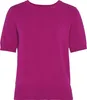 Buffalo Kurzarmpullover aus softem Feinstrick fuchsia Größe Produktbild-Vorschau 1