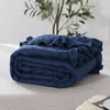 marineblaue gesteppte doppelseitige Bettdecke 140x200CM Produktbild-Vorschau 15