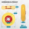 Wiltec Roue complète increvable 2.80/2.50-4 pour Diable – Voir les images du produit 4