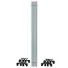 A set of Homebox fixture poles and connectors on a white background. Voir les images du produit