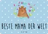 Mr. & Mrs. Panda tafel Bär Königin DIN A5 - Blau Pastell - Produktbild-Vorschau 1