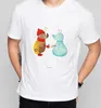 Mr. & Mrs. Panda T-Shirt Nachtfalter Schneemann - Weiß - Produktbild-Vorschau 4