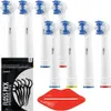 Oral-B Aufsteckbürsten Ersatzköpfe FlossAction 8 Stück mit Produktbild-Vorschau 1