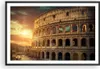 Gerahmtes Poster - Schwarzer Rahmen - Coloseum Roma Produktbild-Vorschau 1