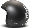 Kask Jet Cafe Racer DMD RETRO I Hate Everyone Black White Podgląd zdjęcia produktu 2