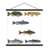 MuchoWow® Textilposter Eine Illustration von sechs farbigen Produktbild-Vorschau 1