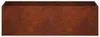 vidaXL Garten-Pflanzgefäß Rostoptik 100 x 30 x 30 cm Produktbild-Vorschau 3