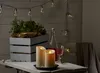 LED Stumpenkerze M-Twinkle, flackernd Timer 15cm, Produktbild-Vorschau 2