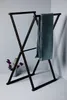 WENKO Handtuch Ständer Halter Stange Bad LAVA schwarz Bad Produktbild-Vorschau 7