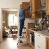COSTWAY Trittleiter 3 Stufen, Leiter klappbar mit Produktbild-Vorschau 2