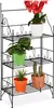 Scaffale per piante Relaxdays, 3 ripiani, pieghevole, per Anteprima dell’immagine prodotto 1