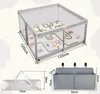 Laufstall Baby 120x120cm, Laufgitter Baby mit Matratze und Produktbild-Vorschau 2