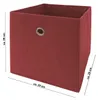 Faltkarton 29x29cm von Wohnorama Rot Produktbild-Vorschau 2