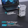 Ładowarka GaN 300W USB-C, 6-portowa ładowarka szybka z Podgląd zdjęcia produktu 3