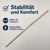 Gerätestiel aus Buche teilbar 1600 x 28 mm gerade mit Konus Produktbild-Vorschau 4