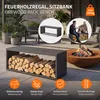 ML-Design: Porta legna per camino, da interno/esterno, con Anteprima dell’immagine prodotto 2