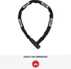 Catena 5805K, L = 75 cm, Ø = 5 mm, nero, Abus, 71205 Anteprima dell’immagine prodotto 7