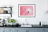 MuchoWow® Gerahmtes Poster Blumen - Rosa - Vintage 80x60 cm Produktbild-Vorschau 4