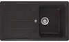 SCHOCK spoelbak FORMHAUS D-100 in de kleur NERO Productafbeelding-voorbeeld 1