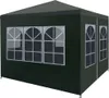 vidaXL Tenda per feste 3x3 m verde Anteprima dell’immagine prodotto 9