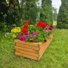 HolzGarden Pflanzkübel Holz Rechteckig 118x30x40 cm Produktbild-Vorschau 3