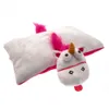 A plush unicorn pillow with a character face. Anteprima dell’immagine prodotto
