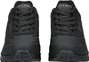 A front view of a pair of black Skechers sneakers. Náhled obrázku produktu
