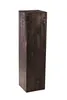 A tall, dark brown wooden column with a visible wood grain texture, presented against a plain white background. Anteprima dell’immagine prodotto
