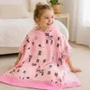 Strandtuch-Poncho für Kinder mit Kapuze - Lama, 170 cm Produktbild-Vorschau 8