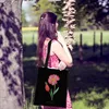 Mr. & Mrs. Panda Schultasche Blume Hagebutte - Schwarz - Produktbild-Vorschau 5
