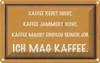 vianmo Blechschild 12x18 cm ich mag Kaffee Geschenk Familie Produktbild-Vorschau 1