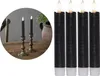 Stabkerzen LED mit Timer SCHWARZ 4 Stück indoor 6 Stunden - Produktbild-Vorschau 1
