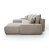 FurMeb24 ECKSOFA LAVANO U-form 348 x 188 cm CREMEFARBEN - Produktbild-Vorschau 4