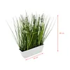 Fleurs de prairie artificielles en pot blanc - 40 x 24 cm - Voir les images du produit 2
