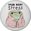 Frosch in rosa Decke Magnet rund mit Flaschenöffner rund Produktbild-Vorschau 1